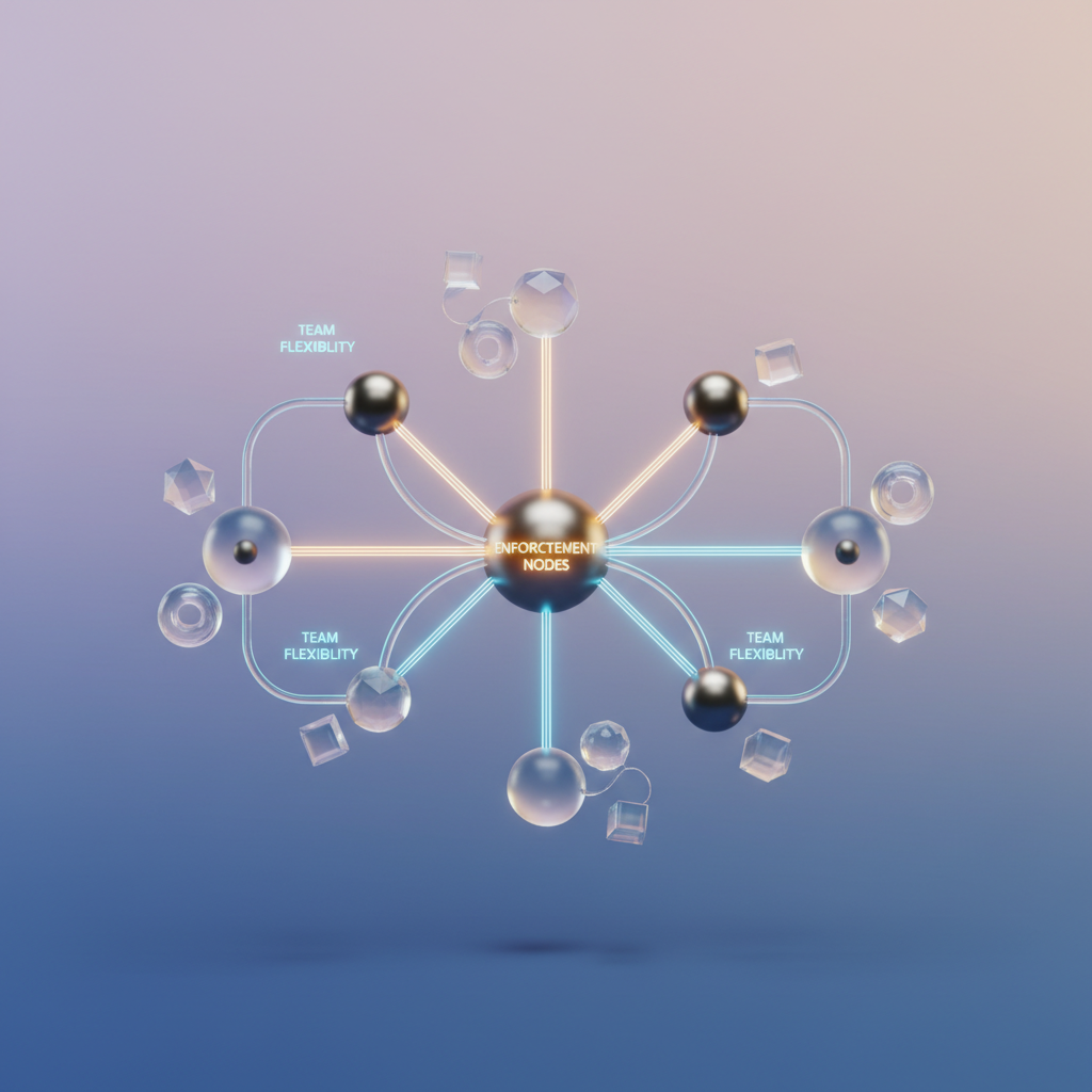 Visual: Multi-stage pipeline architecture with dependencies and gates