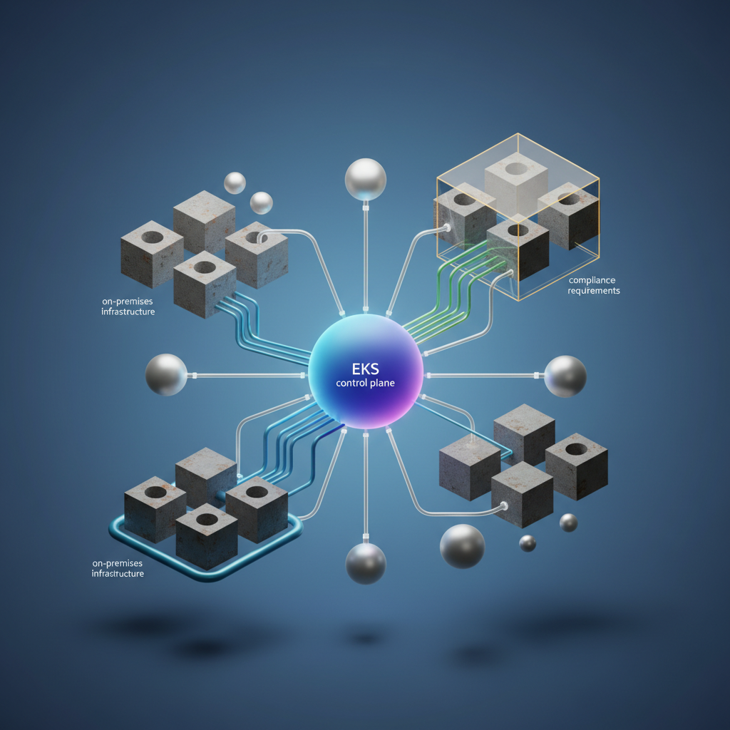 Visual: Hybrid node architecture spanning cloud and on-premises