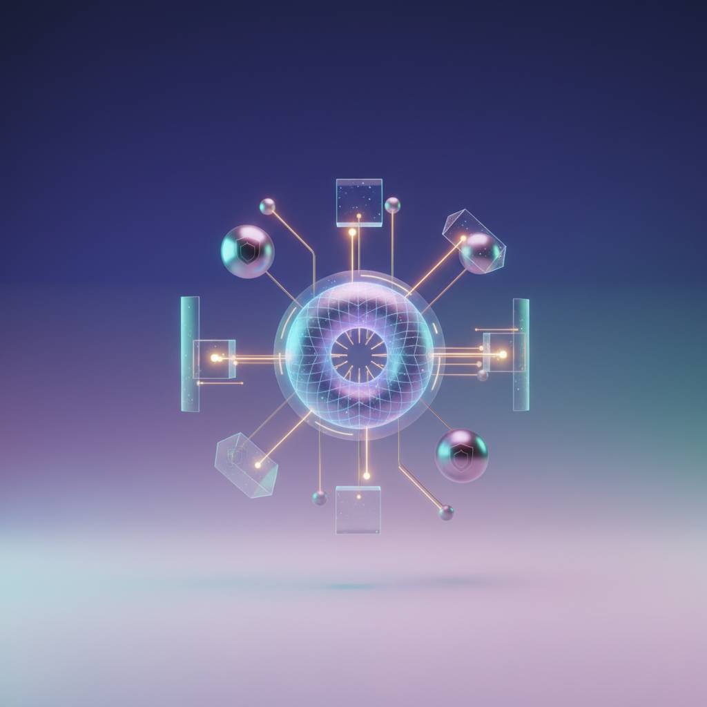 Visual: Security layers for AI developer tools showing API key management and data sanitization