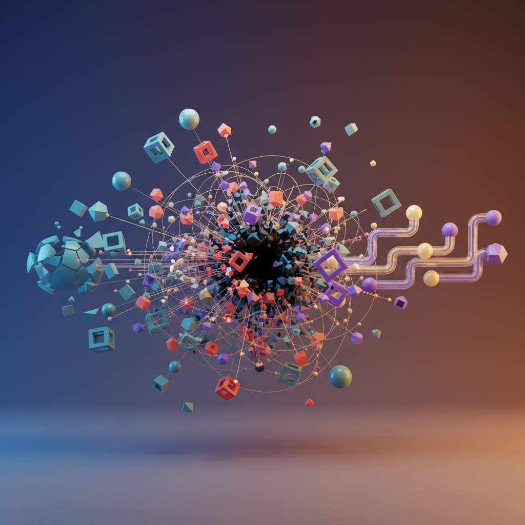 Visual: Direct ingestion architecture showing uncontrolled data flows to multiple backends