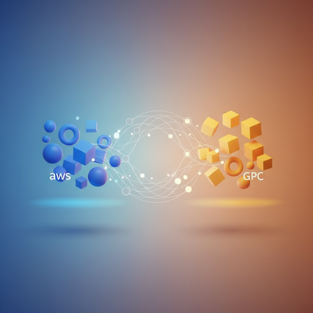 Visual: Multi-cloud network architecture diagram