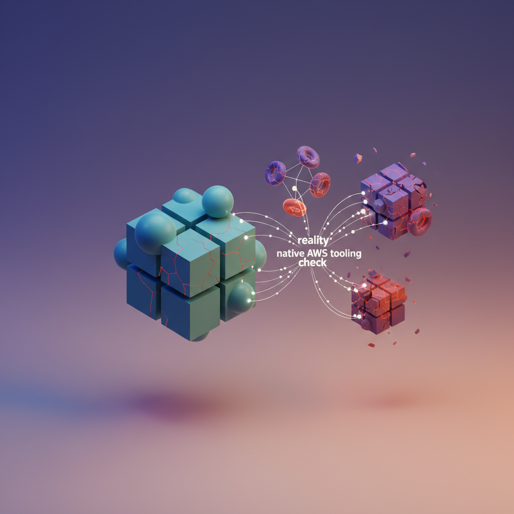 Visual: Multi-cluster sprawl across AWS accounts