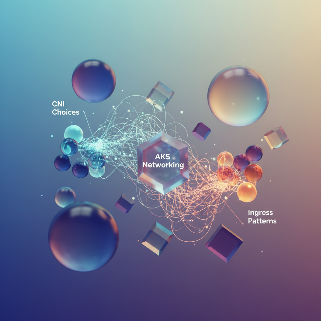 Visual: Azure CNI networking architecture