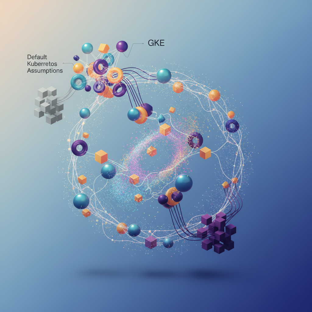 Visual: GKE shared responsibility model showing control plane vs. operator-owned security surface