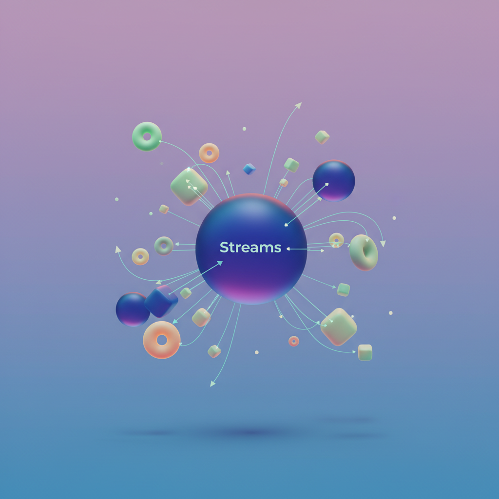 Visual: diagram of JetStream streams as ordered logs with consumers tracking position via sequence numbers