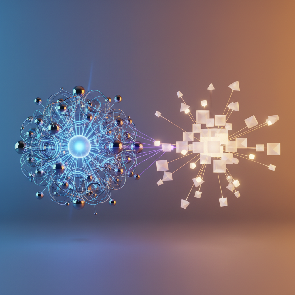 Visual: Kafka durable commit log versus NATS subject-based routing fabric side by side