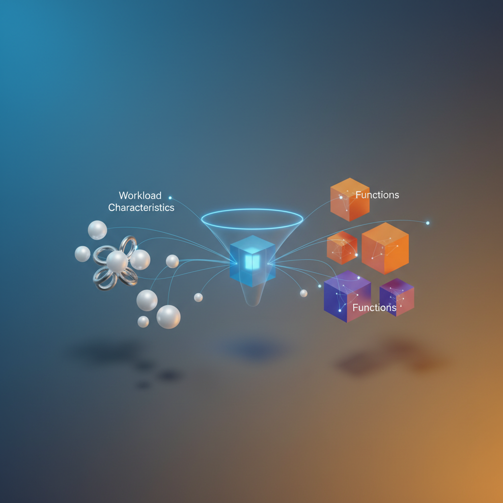 Visual: workload decision matrix