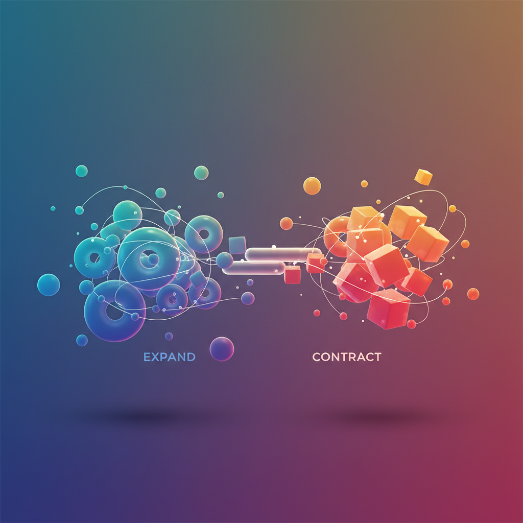 Visual: The expand-contract migration pattern workflow